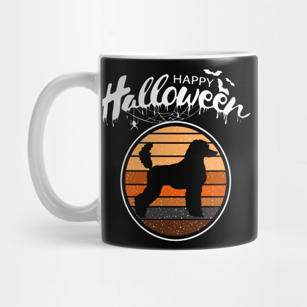 Funny Happy Halloween Beautiful Poodle Men Women Kids Gift by mlleradrian